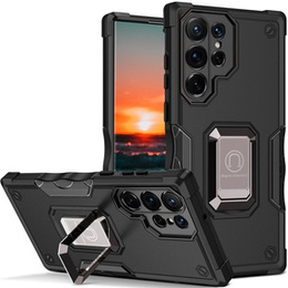 Obal na mobil pre Samsung Galaxy S23 Ultra, Dual-Layer Armor, čierne