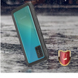 Vodotesné puzdro IP68 pre Samsung Galaxy A51 4G, Redpepper, čierne