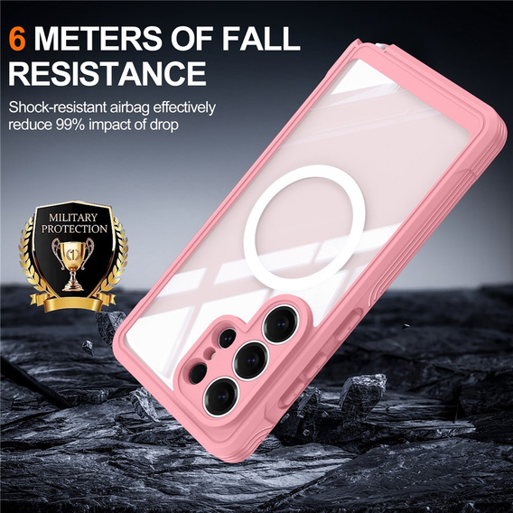 Odolné puzdro so sklom, pre MagSafe pre Samsung Galaxy S26 Ultra