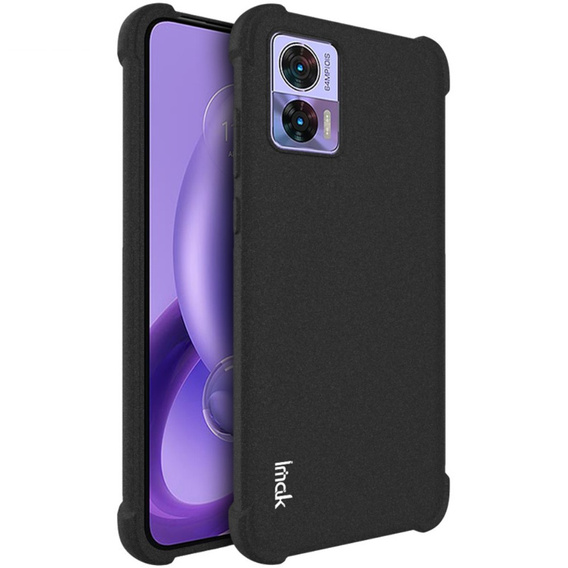 IMAK Obal na mobil pre Motorola Edge 30 Neo 5G, Dropproof, čierne
