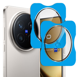 Tvrdené sklo na fotoaparát pre Vivo X200 Pro 5G, čierne