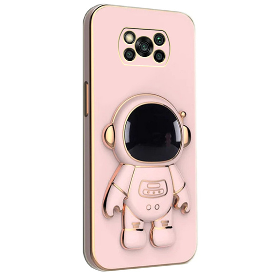 Obal na mobil pre Xiaomi Poco X3 NFC / X3 Pro, Astronaut, ružové rose gold