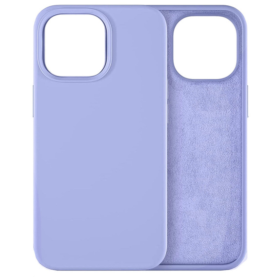 Obal na mobil pre iPhone 14 Pro Max, Silicone Lite, fialové