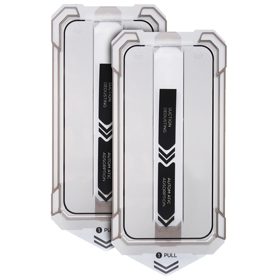 2x tvrdené sklo pre iPhone 16e / 14 / 13 / 13 Pro, ERBORD Easy App Full Screen Protector