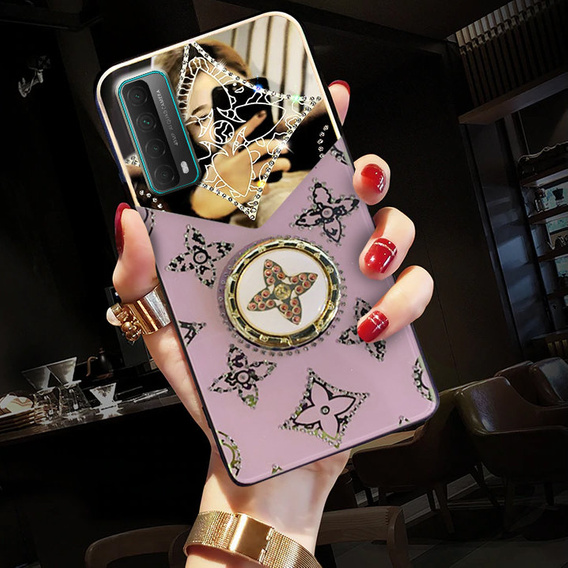 Fashion Obal na mobil pre Huawei P Smart 2021, fialové