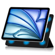 Puzdro pre Apple iPad Air 13" 6 gen. 2024 (A2836, Magnetic smartcase, čierne