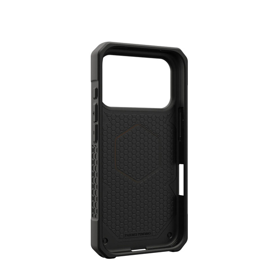 Puzdro Urban Armor Gear pre iPhone 17 Pro, Monarch Pro MagSafe, oranžové