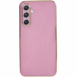 Puzdro pre Samsung Galaxy S24, Glamour CamShield, fialové