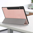 Puzdro pre Samsung Galaxy Tab S9 FE+ Plus, Smartcase s priestorom pre stylus, ružové rose gold