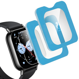 2x tvrdené sklo s montážnym rámom ERBORD pre Xiaomi Redmi Watch 5 Lite