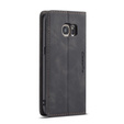 CASEME puzdro pre Samsung Galaxy S7, Leather Wallet Case, čierne