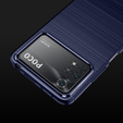 Obal na mobil pre Xiaomi Poco X4 Pro 5G, Carbon, modré