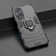 Obal na mobil pre Oppo A98 5G, Kickstand Ring, čierne