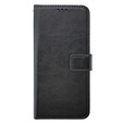 Klapkové puzdro pre Oppo A38 4G / Oppo A18 4G, Crazy Horse Wallet, čierne