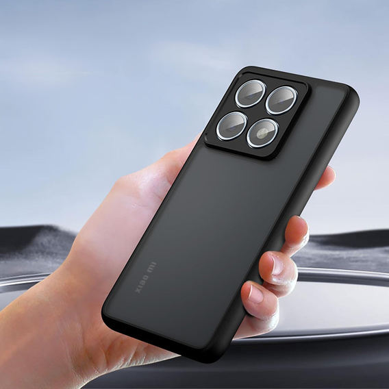 Obal na mobil pre Xiaomi 14T, Fusion Hybrid, transparentné / čierne