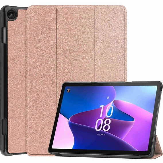 Puzdro pre Lenovo Tab M10 10.1 Gen 3 TB-328FU/TB-328XU, Smartcase, ružové rose gold