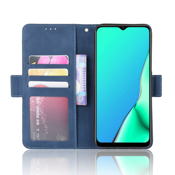 Klapkové puzdro pre Oppo A9 2020/A5 2020, Card Slot, modré
