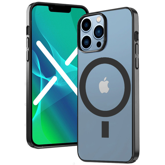 Obal na mobil pre iPhone 13 Pro Max, ERBORD Hybrid MagSafe Case, modré
