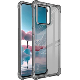 IMAK Obal na mobil pre Motorola Edge 40 Neo, Dropproof, transparentné / čierne