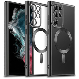 Obal na mobil pre Samsung Galaxy S22 Ultra, MagSafe Hybrid, čierne