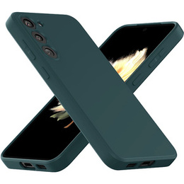 Obal na mobil pre Samsung Galaxy S23 5G, Silicone Lite, zelený