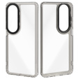 Obal na mobil pre Oppo A60, Fusion Hybrid, transparentné / čierne