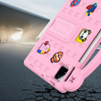 Detské puzdro pre Xiaomi Pad 7 / 7 Pro, Cute Patterns, so stojanom, ružové