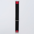 Nylonový remienok pre Apple Watch 1/2/3/4/5/6/7/8/SE/ULTRA 42/44/45/49 mm, čierny / červený
