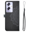 Klapkové puzdro pre Oppo A79 5G, Mandala, čierne