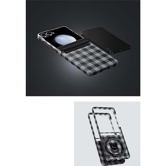 Puzdro Benks Magnetic Armor Vichy Spin Kevlar 1000D BK48 pre Samsung Galaxy Z Flip7