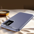 Flipové puzdro pre Samsung Galaxy S25 Edge, Smart View Wallet, fialové