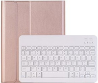 Puzdro + klávesnica iPad 7/8/9 10.2 2019/2020/2021, ružové rose gold