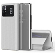Obal na mobil pre Xiaomi Poco M4 Pro 4G, Clear View, strieborné