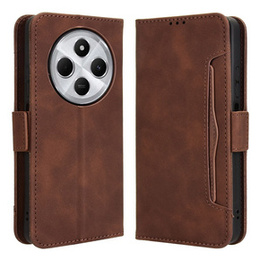 Klapkové puzdro pre Xiaomi Redmi 14C / Xiaomi Poco C75, Card Slot, hnedé