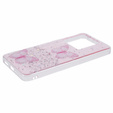 Puzdro pre Xiaomi 13T / 13T Pro / Redmi K60 Ultra, Glitter Butterfly, ružové