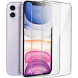 2x tvrdené sklo pre iPhone XR/11, ERBORD 9H Hard Glass na displeji