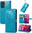 Klapkové puzdro pre Motorola Moto E14, Mandala, modré