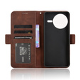 Klapkové puzdro pre Xiaomi Poco F7 Pro, Card Slot, hnedé