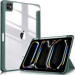 Puzdro pre iPad Pro 11" 2024 (5 gen.), Smartcase Hybrid, so slotom na stylus, zelený
