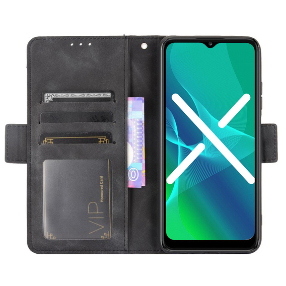 Klapkové puzdro pre Oppo Reno6 Pro 5G, Card Slot, čierne