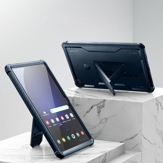 Obrnené puzdro pre Galaxy Tab A9, Dexnor Full Body, tmavomodré