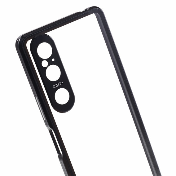 Puzdro pre Sony Xperia 1 V, Magnetic Dual Glass, čierne
