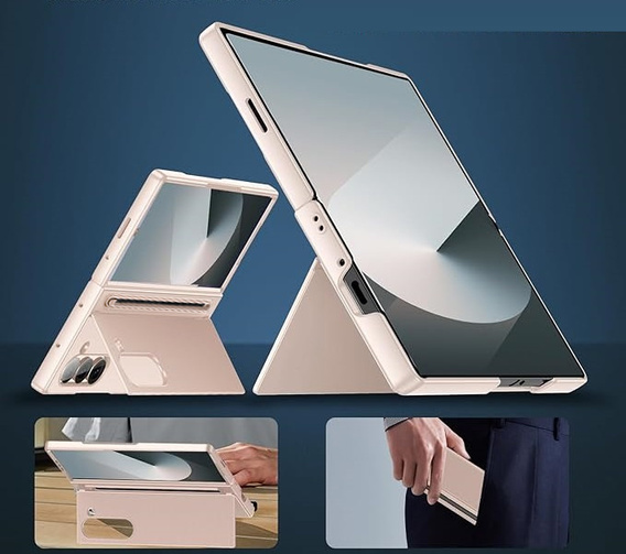 Sklenené puzdro s úplnou 360° ochranou pre Samsung Galaxy Z Fold6 5G