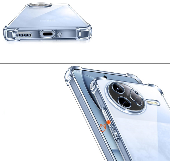 Obal na mobil pre Xiaomi Poco F7 Ultra, Dropproof, priehľadné