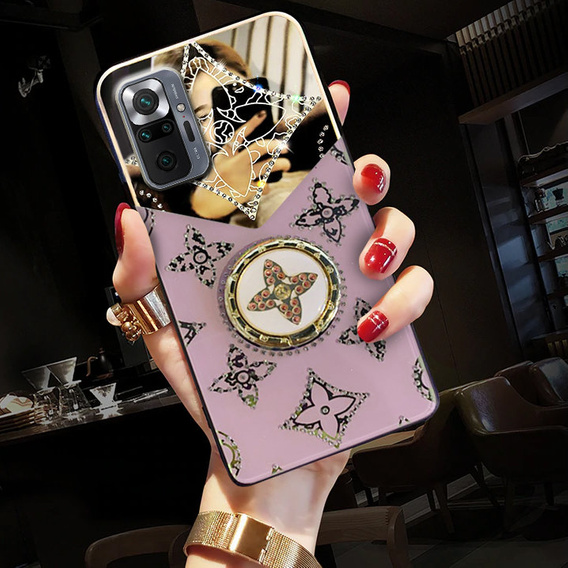 Fashion Obal na mobil pre Xiaomi Redmi Note 10 Pro, fialové