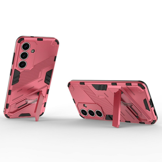 Puzdro pre Samsung Galaxy A56 5G, Military kickstand, ružové
