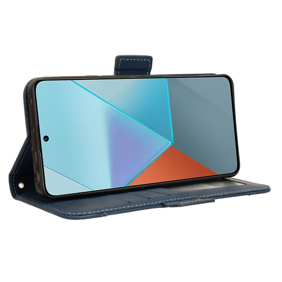 Klapkové puzdro pre Xiaomi Redmi Note 13 Pro 5G, Card Slot, modré