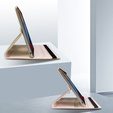 Puzdro pre iPad 10.9 2022 10 Gen TB330FU 10.95", otočné o 360°, zlaté