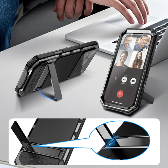 Puzdro R-JUST s podstavcom pre iPhone 17 Pro