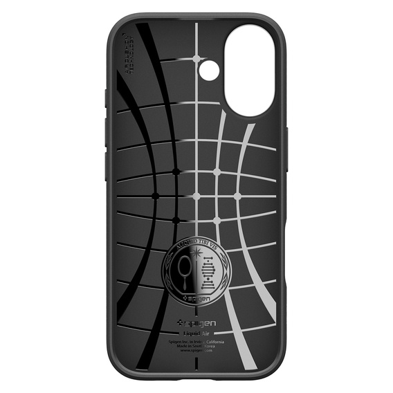Puzdro Spigen Liquid Air pre iPhone 17, matná čierna